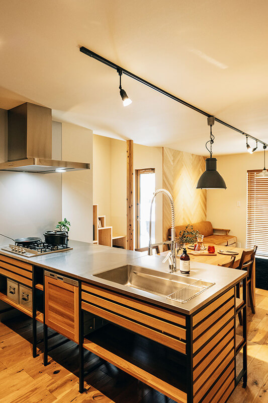 Standard Grid Design House｜1,000万円台の家づくり｜キッチン